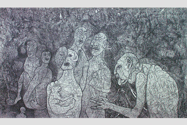 Aquatinta Radierung, 30 x 50 cm, 2009-2011