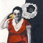 Meike Zopf, Frau im roten Kleid 2
